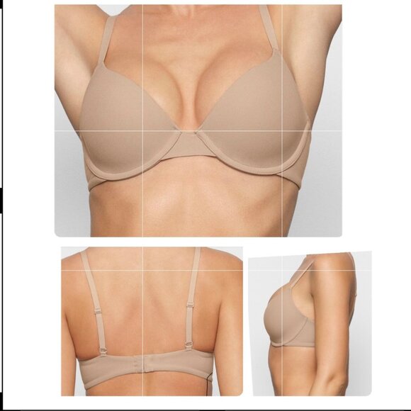 SKIMS Fits Everybody T-Shirt Bra Clay Color Size 32DD - Picture 1 of 6
